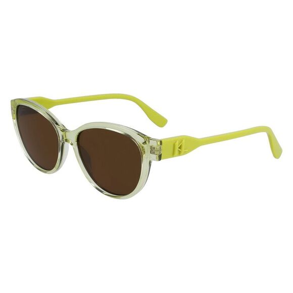 Karl Lagerfeld KL6099 Sunglasses Transparent Yellow Style Women Yellow